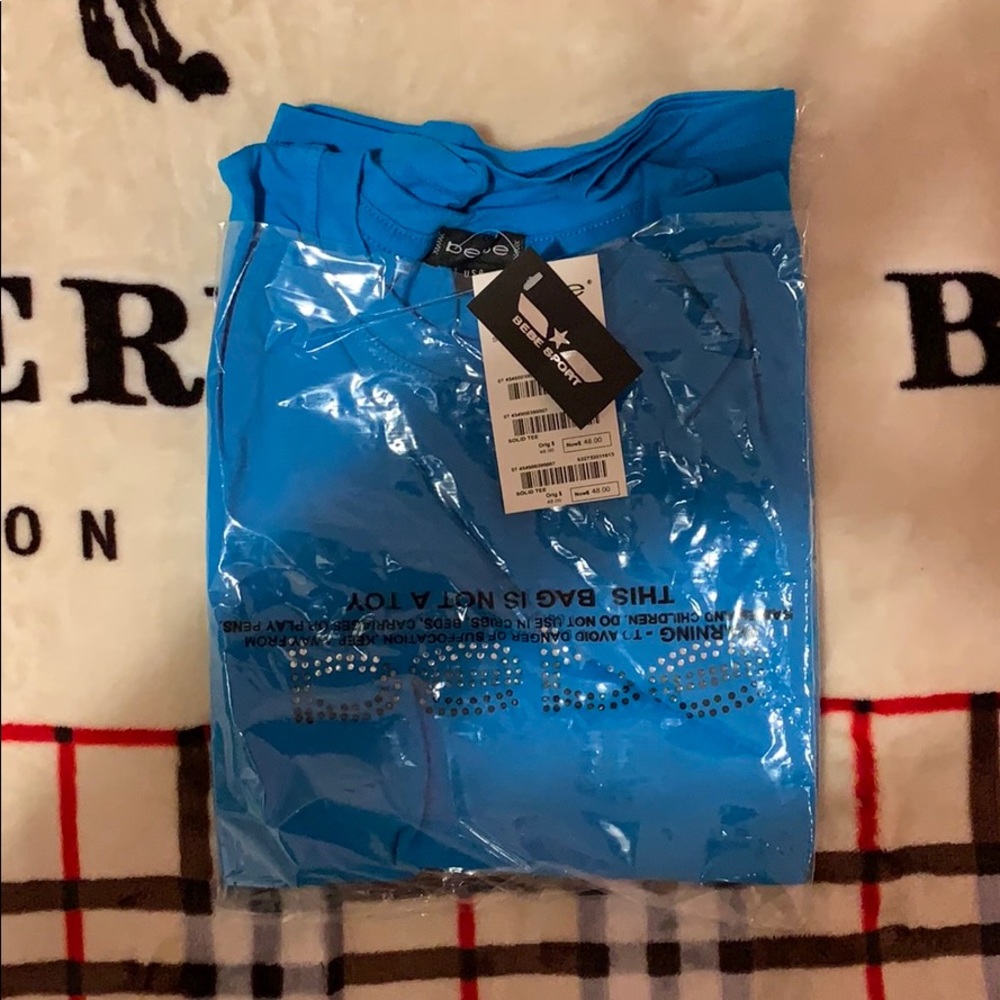 Brand new Blue Bebe t shirt